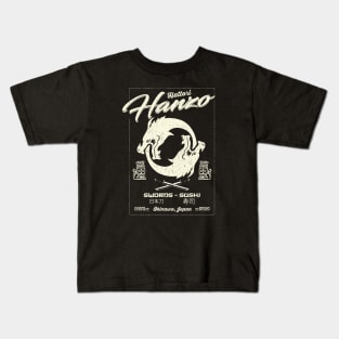 Hattori Hanzo Eating Dragon Logo Kids T-Shirt